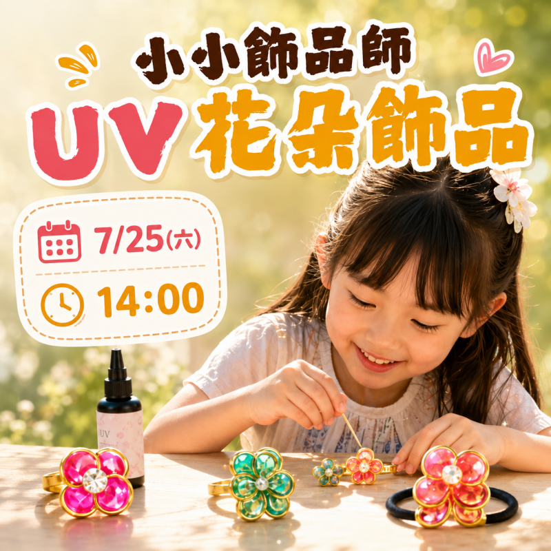 小小飾品師 UV花朵飾品