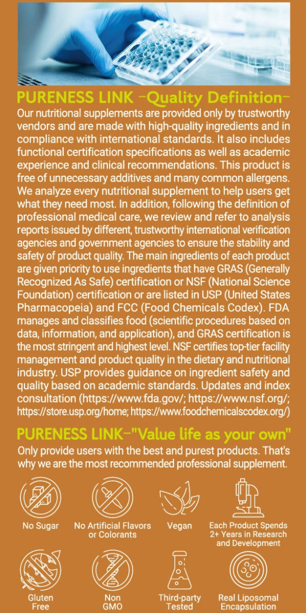 PURENESS LiNK liposomal Glutathione