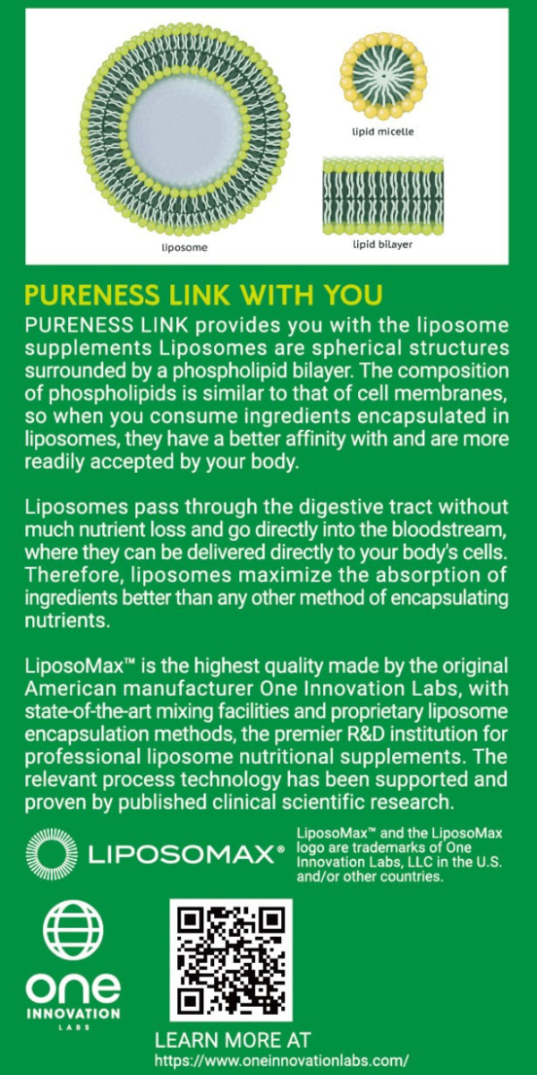 PURENESS LiNK liposomal Vitamin D3+K2