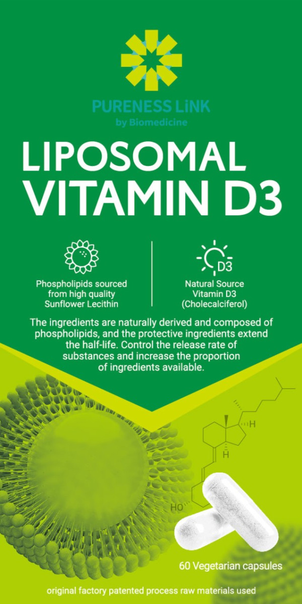 PURENESS LiNK liposomal Vitamin D3+K2