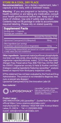 PURENESS LiNK liposomal CoQ10