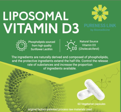 PURENESS LiNK liposomal Vitamin D3+K2